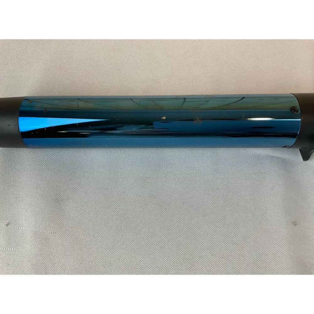 BaByliss PRO Nano Titanium Curling Wand, Blue/Silver